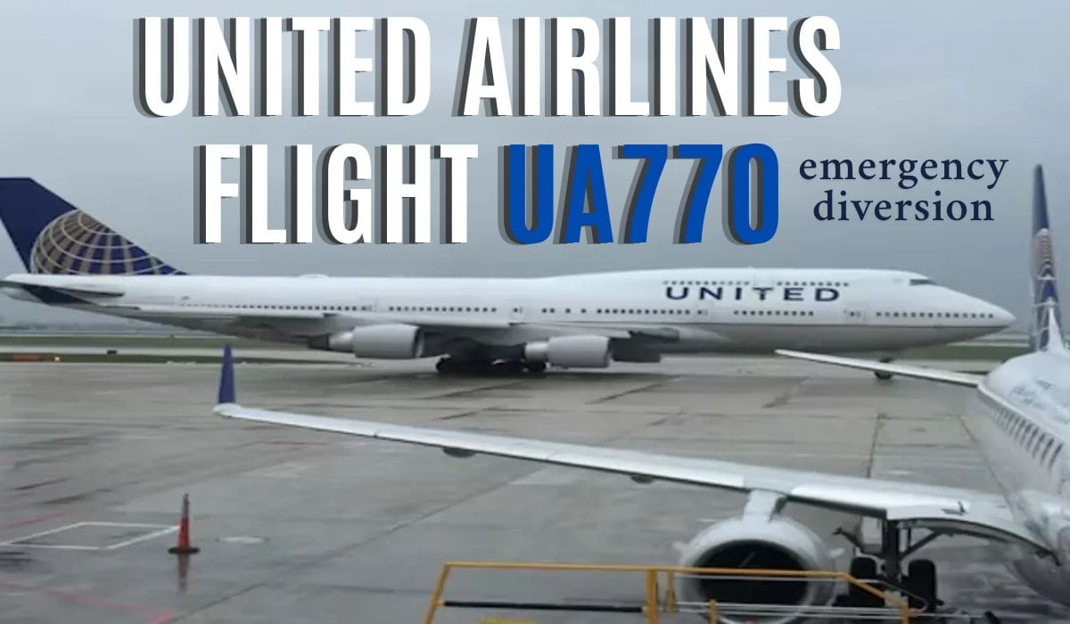 UA770 emergency landing
